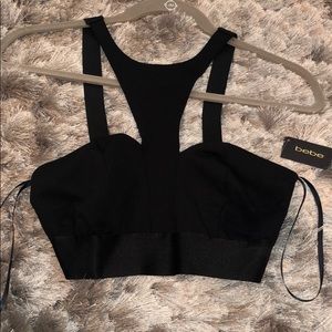 Bebe Strappy Crop Top